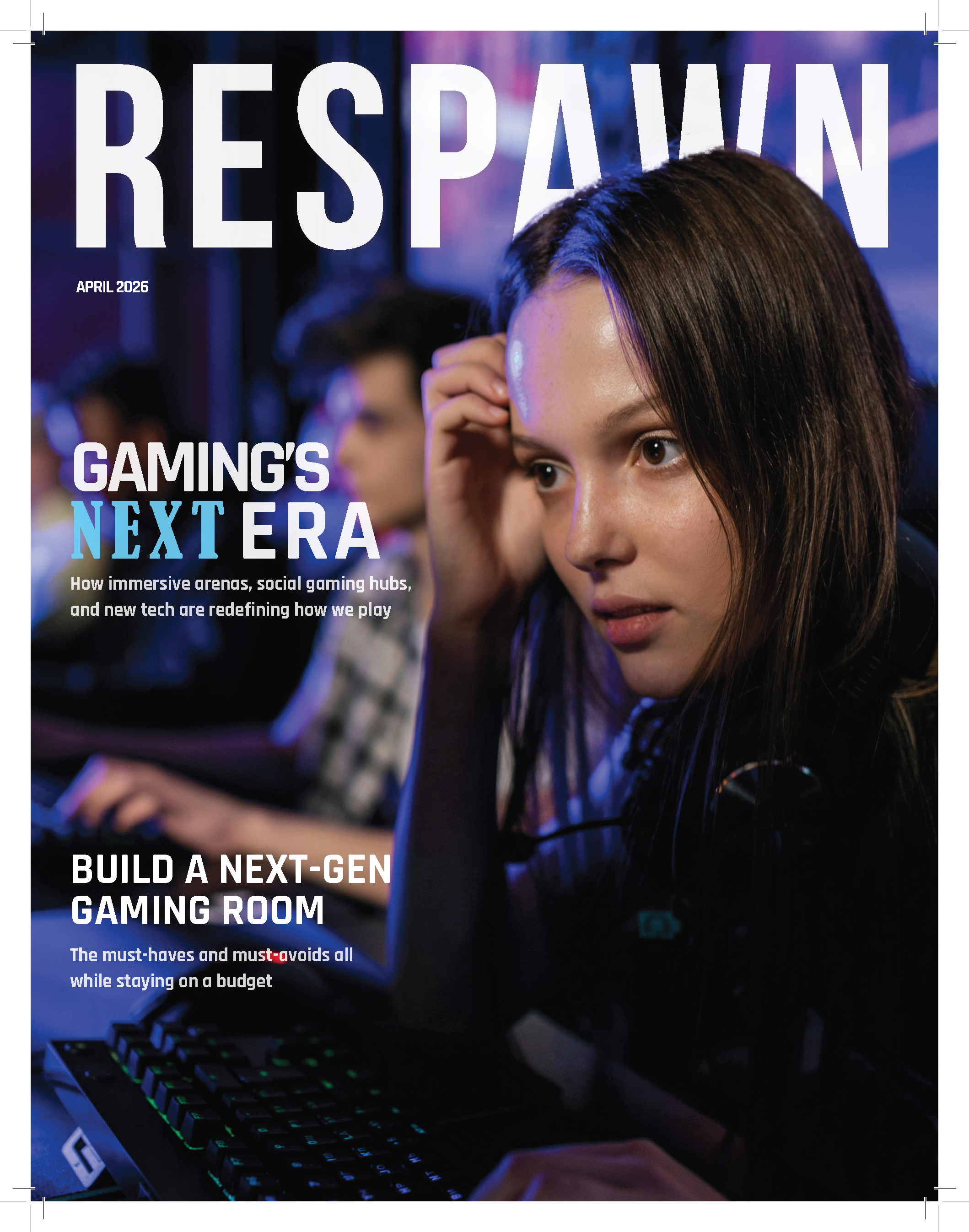 Respawn Magazine cover featuring Gaming's Next Era