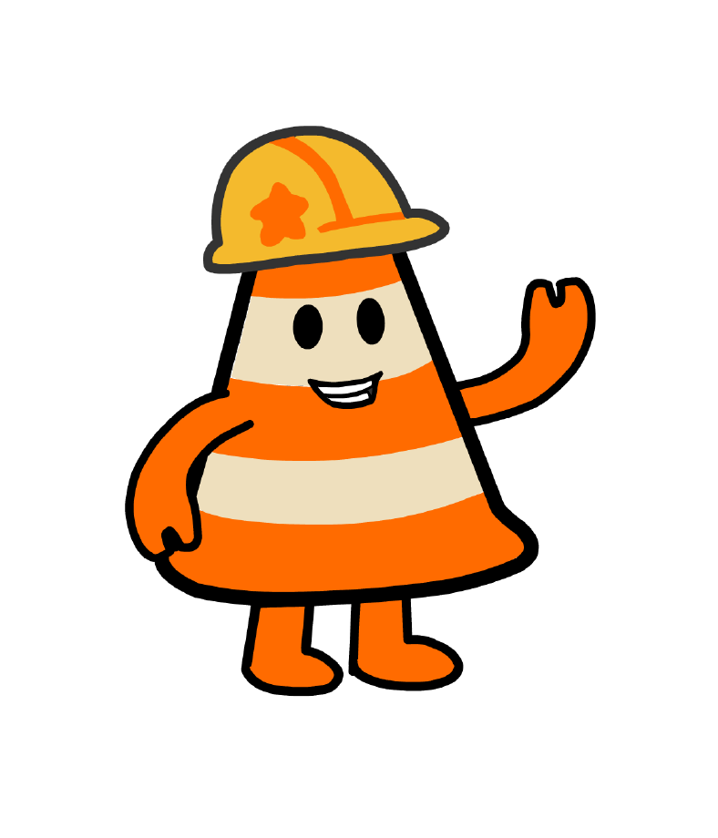 Caution Carl character artwork